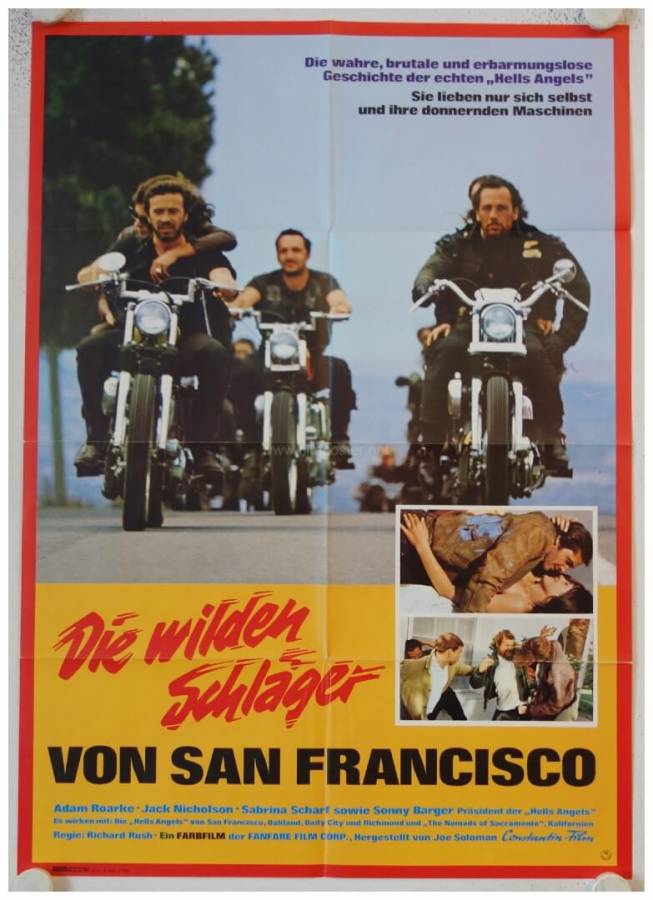 Hell's Angels on Wheels original release german movie poster